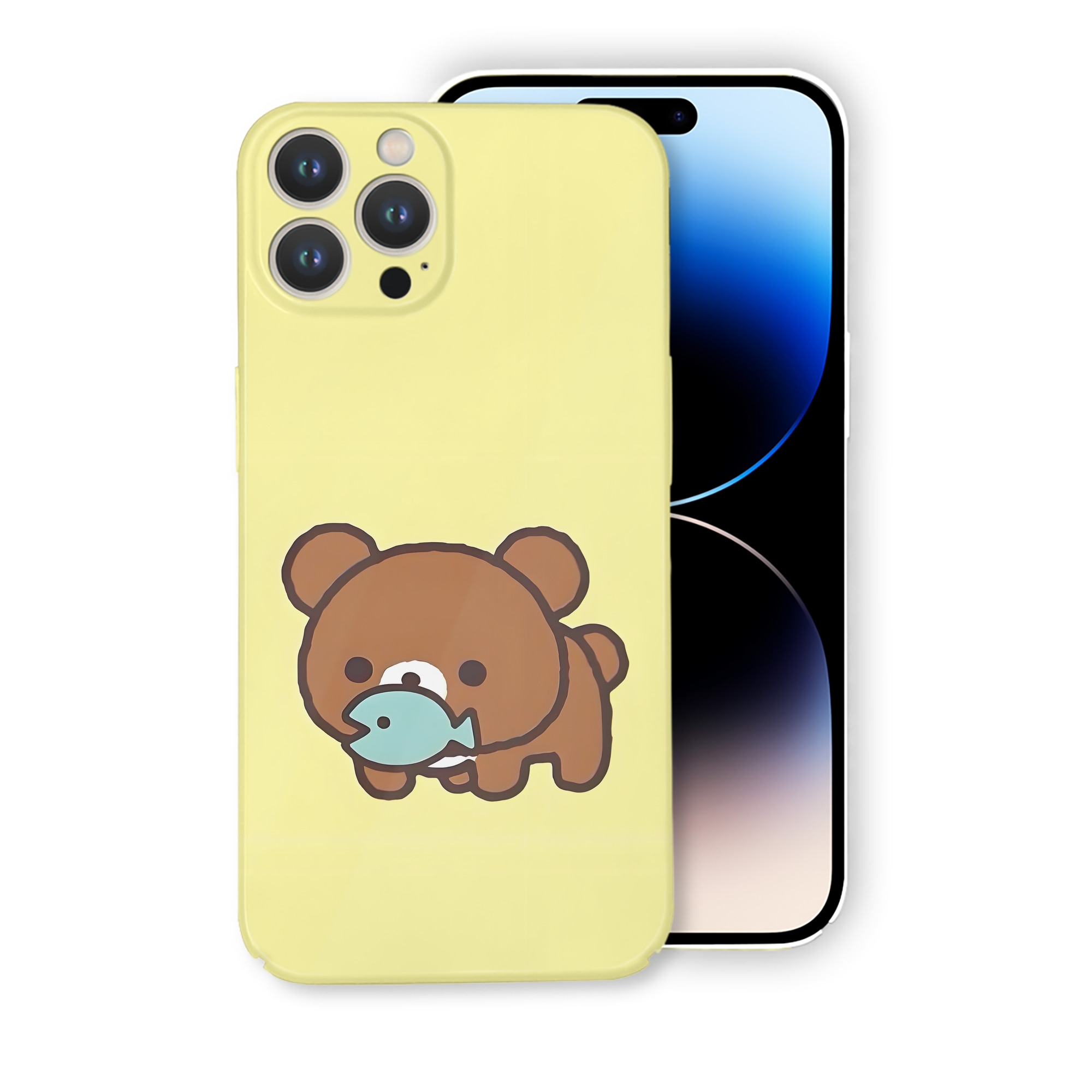 （画像用） リラックマ リラックマ キイロイトリ Rilakkuma Korilakkuma Kiiroitori 【iPhone 14シリーズ対応】ハードケース